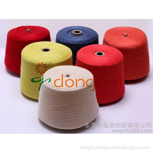 Acrylic and wool yarn for knitting and weaving